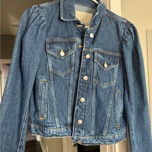 Anthropologie Blue Denim Jacket